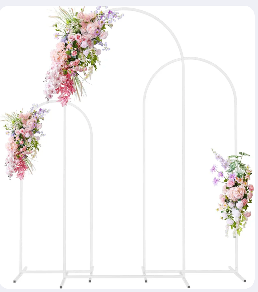 Wedding Arch For Decorations Full Set White