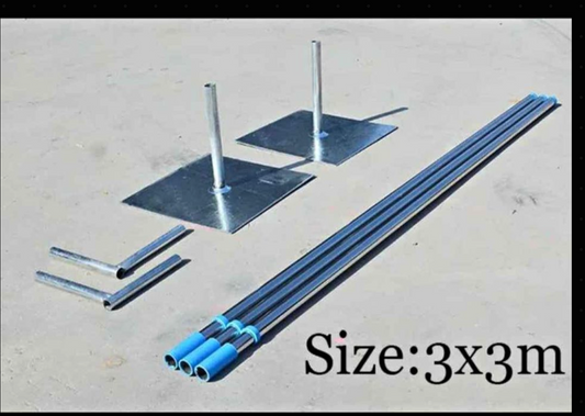 BACKDROP STAND GALVANISED STEEL 3/3 MTRS