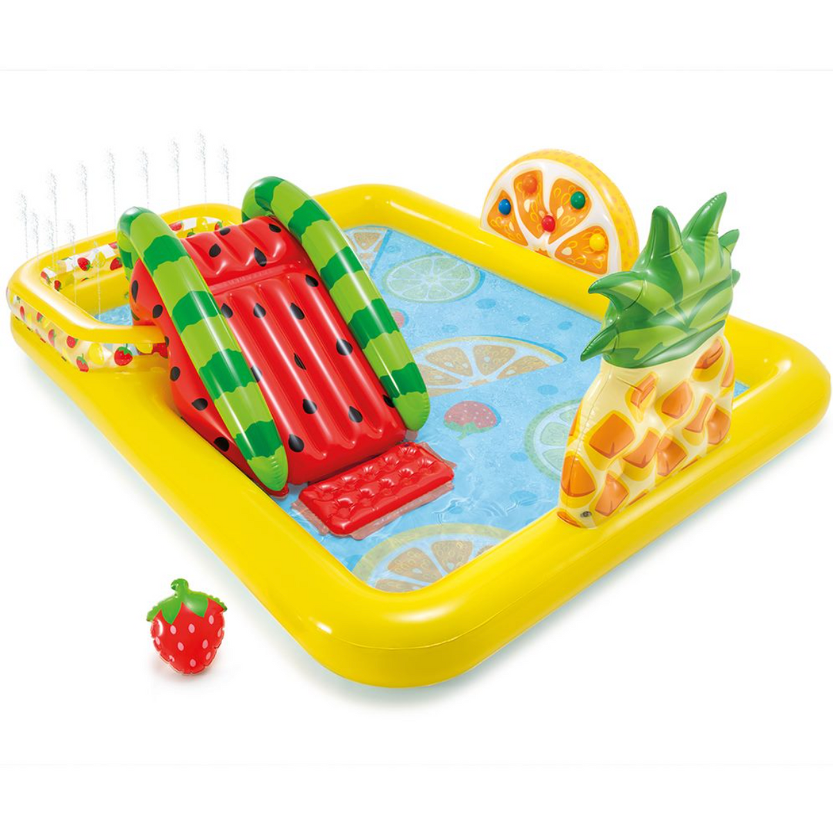 Fruit Mini Inflatable Pool Intex Play Fruit Center Kids Inflatable Swimming Pool w/Slide – Big Bazaar