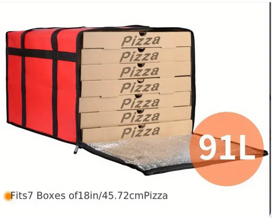 PIZZA DELIEVERY BAG INSULATED XL SIZE 91L