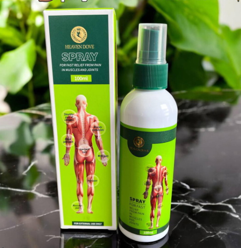 HEAVEN DOVE Heating Spray For Muscle Pain Green 100ml