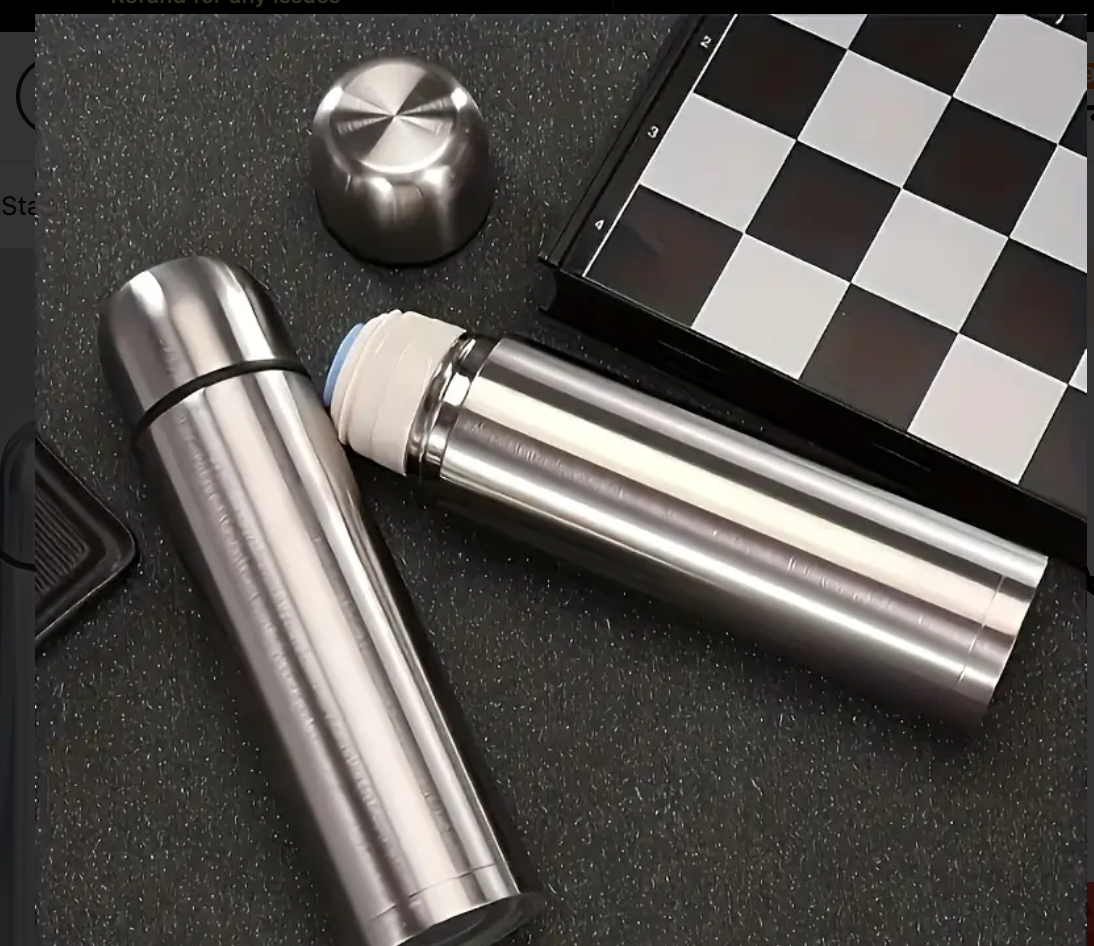 Vacuum flask 750ml stainless steel