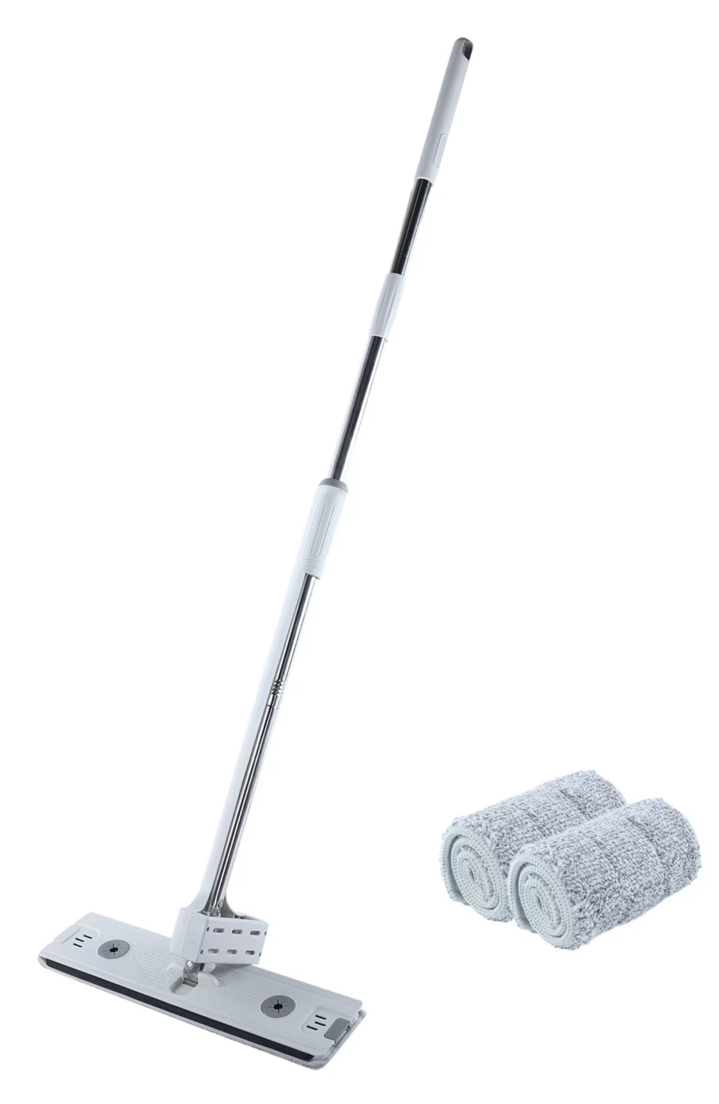 HOARBOEG Large Flat Mop Without Hand Washing Dry and Wet Mop