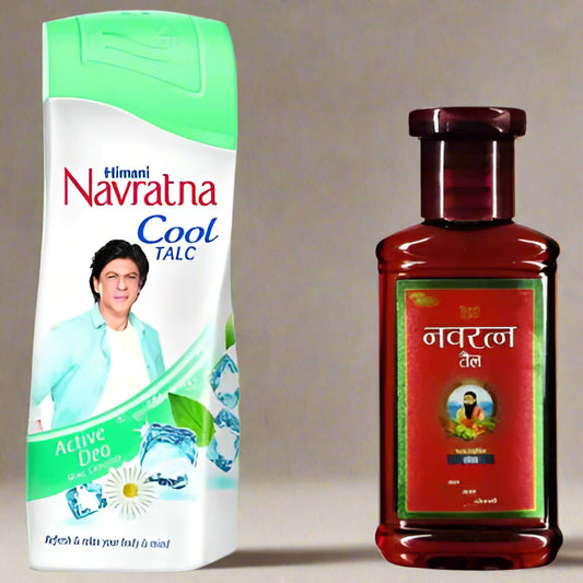 Navratna Ayurvedic Oil 100 ml Cool Talc