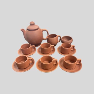 Clay Tea set complete