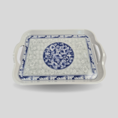 Serving Tray Blue- 17.5 Inch