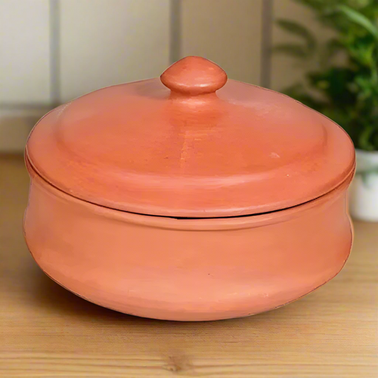 Clay Pot with Lid 16cm