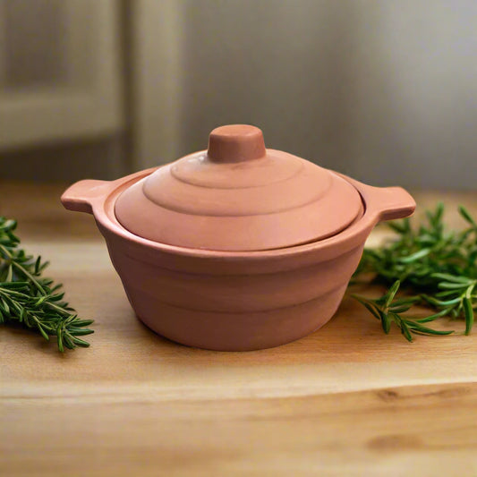 Clay Pot with Lid 22cm