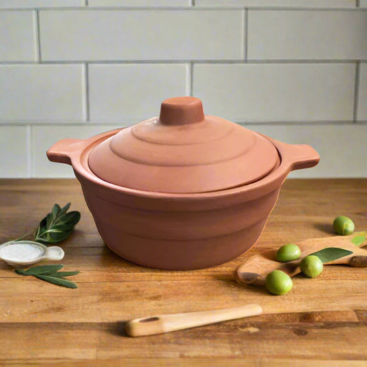 Clay Pot with Lid 24cm