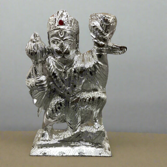 Pahadi Hanuman Statue - 9 by 14 cm