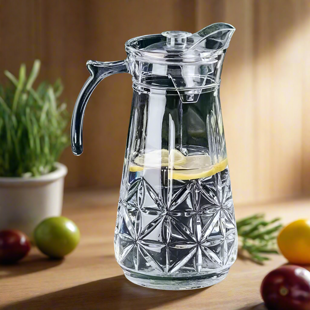 Glass Jug With Lid - 1.7 litre