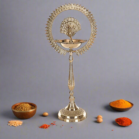 Deep Jyoti Peacock 18 inch