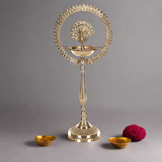 Deep Jyoti Peacock 24 inch