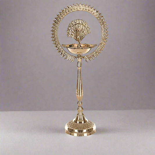 Deep Jyoti Peacock 14 inch