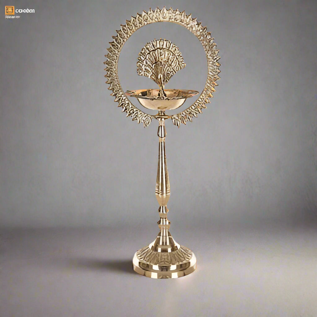 Deep Jyoti Peacock 12 inch