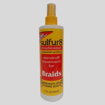 Sulfur8 medicated anti-dandruf treatment for braids