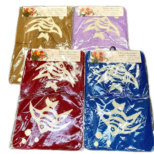 Bathroom mat -2PC