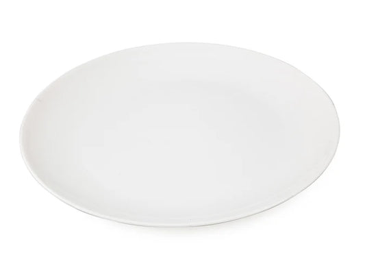 White Melamine Serving Platter 355mm Diameter