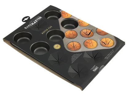 12 Cup Muffin Pan 35cm x 27cm Non-Stick Baking Tray