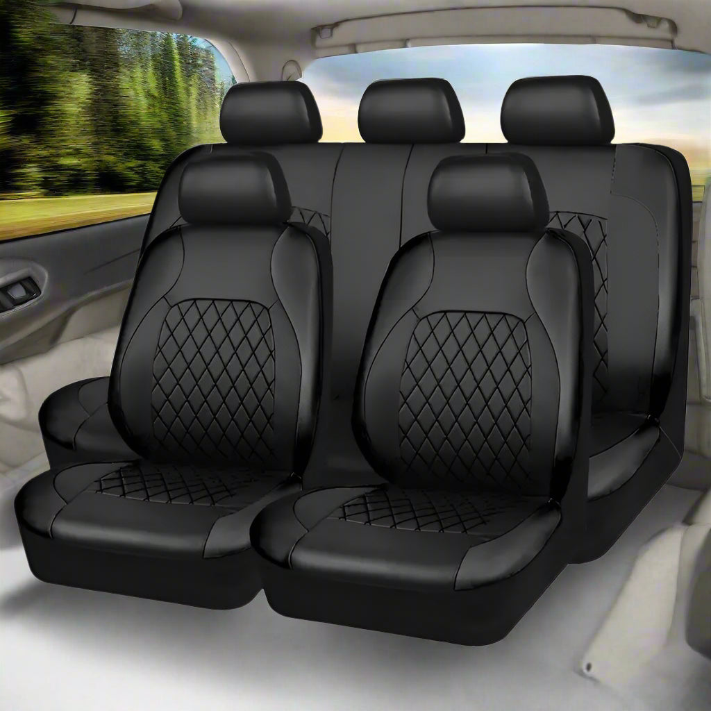 PVC Leather Universal Size Car Seat Cover 5 Seats