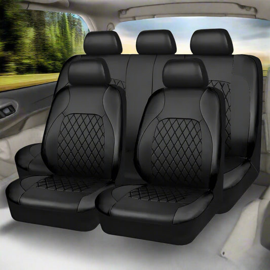 PVC Leather Universal Size Car Seat Cover 5 Seats