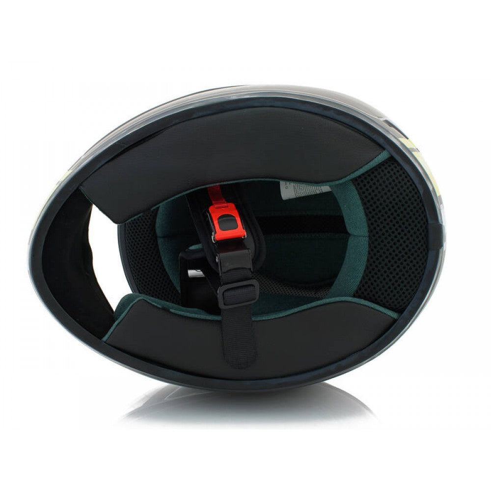 Motorbike Helmet Motorcycle Biker CNELL XS Yellow Racing Stripes