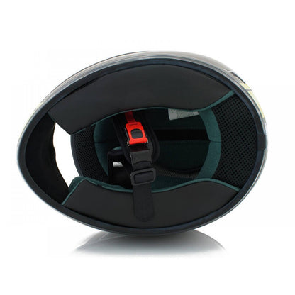 Motorbike Helmet Motorcycle Biker CNELL XS Yellow Racing Stripes