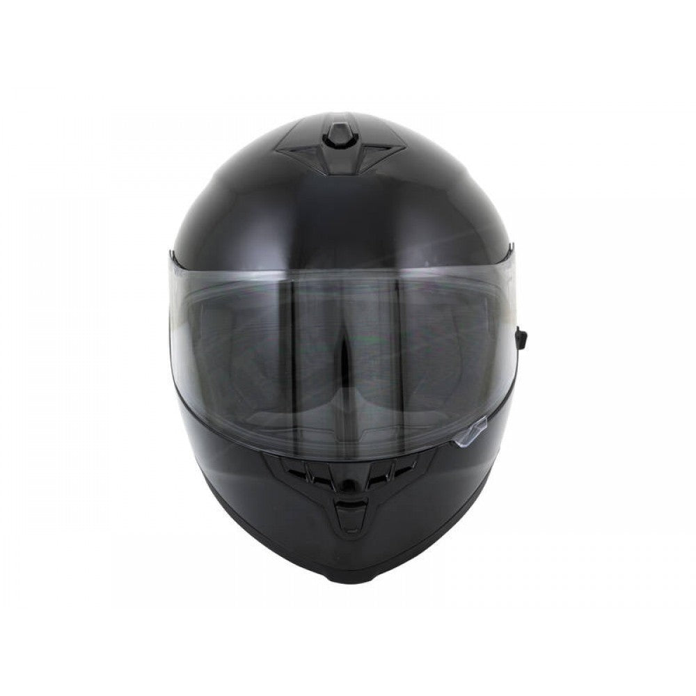 Motorbike Helmet Shiny Black Double Visor M 57-58cm CNELL