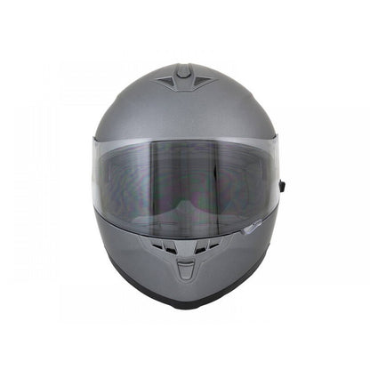 Motorbike Helmet Matt Grey Double Visor XL 61-62cm CNELL
