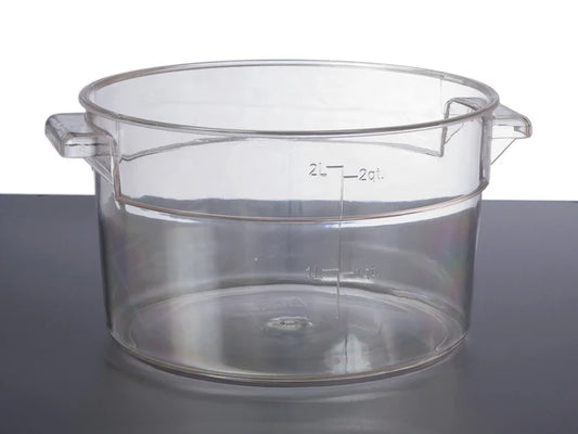 Food Storage Container Bin Round Tub 2L / 2Qt