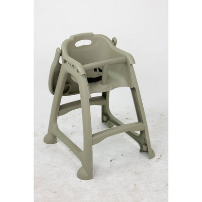 Baby High Chair with Tilting Dinner Tray - Heavy Duty Plastic Build