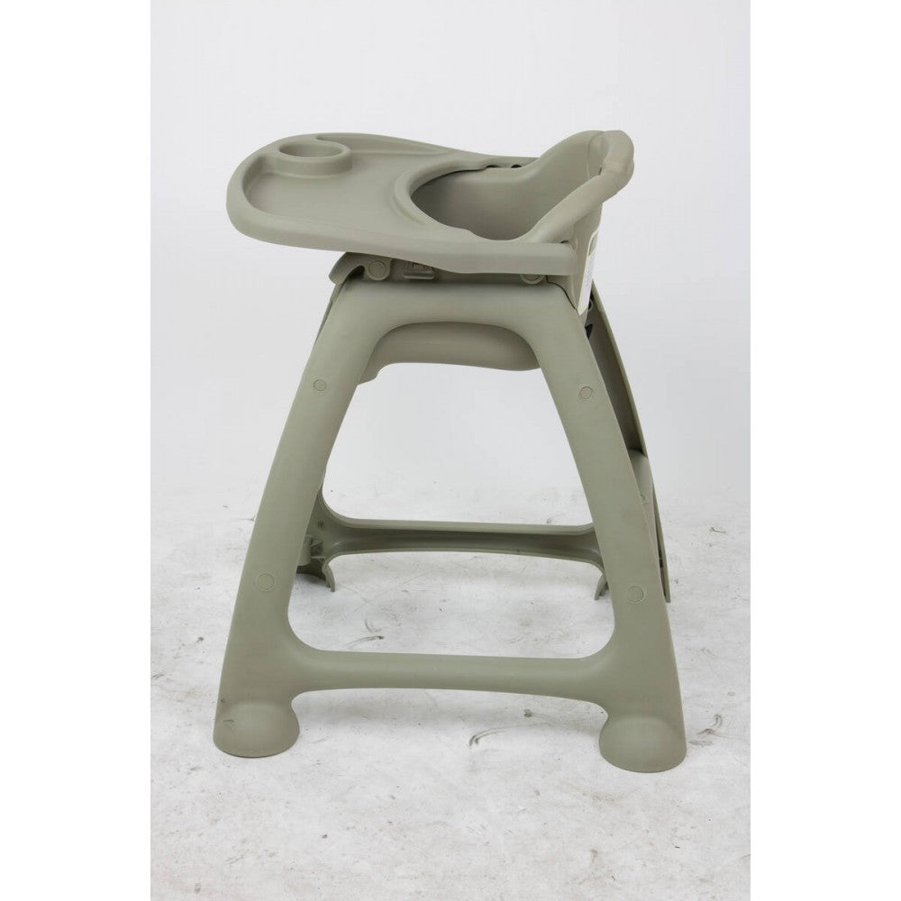 Baby High Chair with Tilting Dinner Tray - Heavy Duty Plastic Build