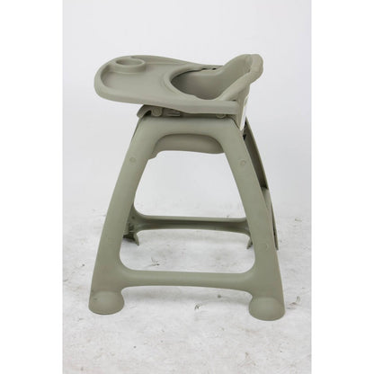 Baby High Chair with Tilting Dinner Tray - Heavy Duty Plastic Build
