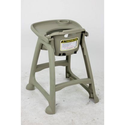 Baby High Chair with Tilting Dinner Tray - Heavy Duty Plastic Build