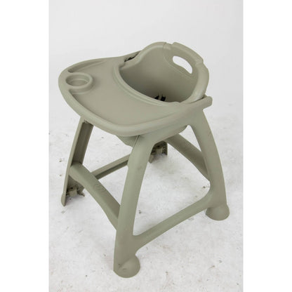 Baby High Chair with Tilting Dinner Tray - Heavy Duty Plastic Build
