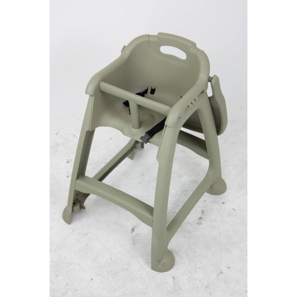 Baby High Chair with Tilting Dinner Tray - Heavy Duty Plastic Build