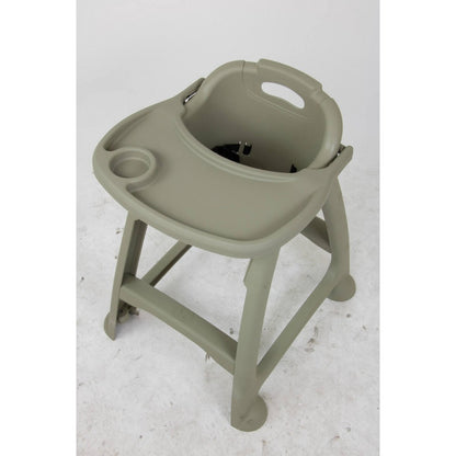 Baby High Chair with Tilting Dinner Tray - Heavy Duty Plastic Build