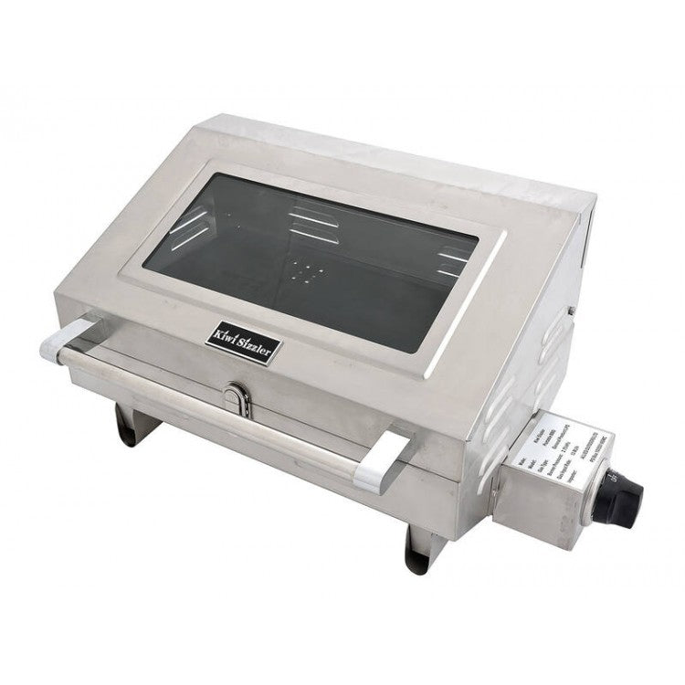 Hooded BBQ & Window, Stainless Steel Barbeque - Gas Barbecue Grill