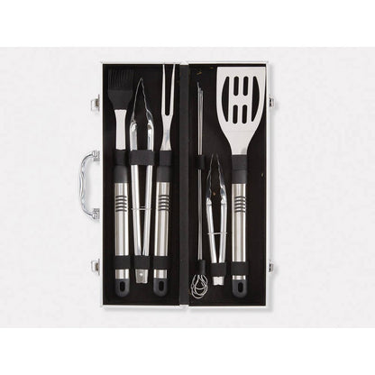 10 Piece Ultimate BBQ Tool Set with Aluminium Case