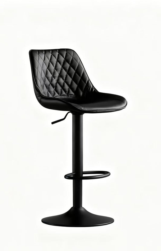 Bar Stools BB-0875, Adjustable Swivel Barstools, Bar Chairs,Upholstered Counter Height with High Backrest for Kitchen Island