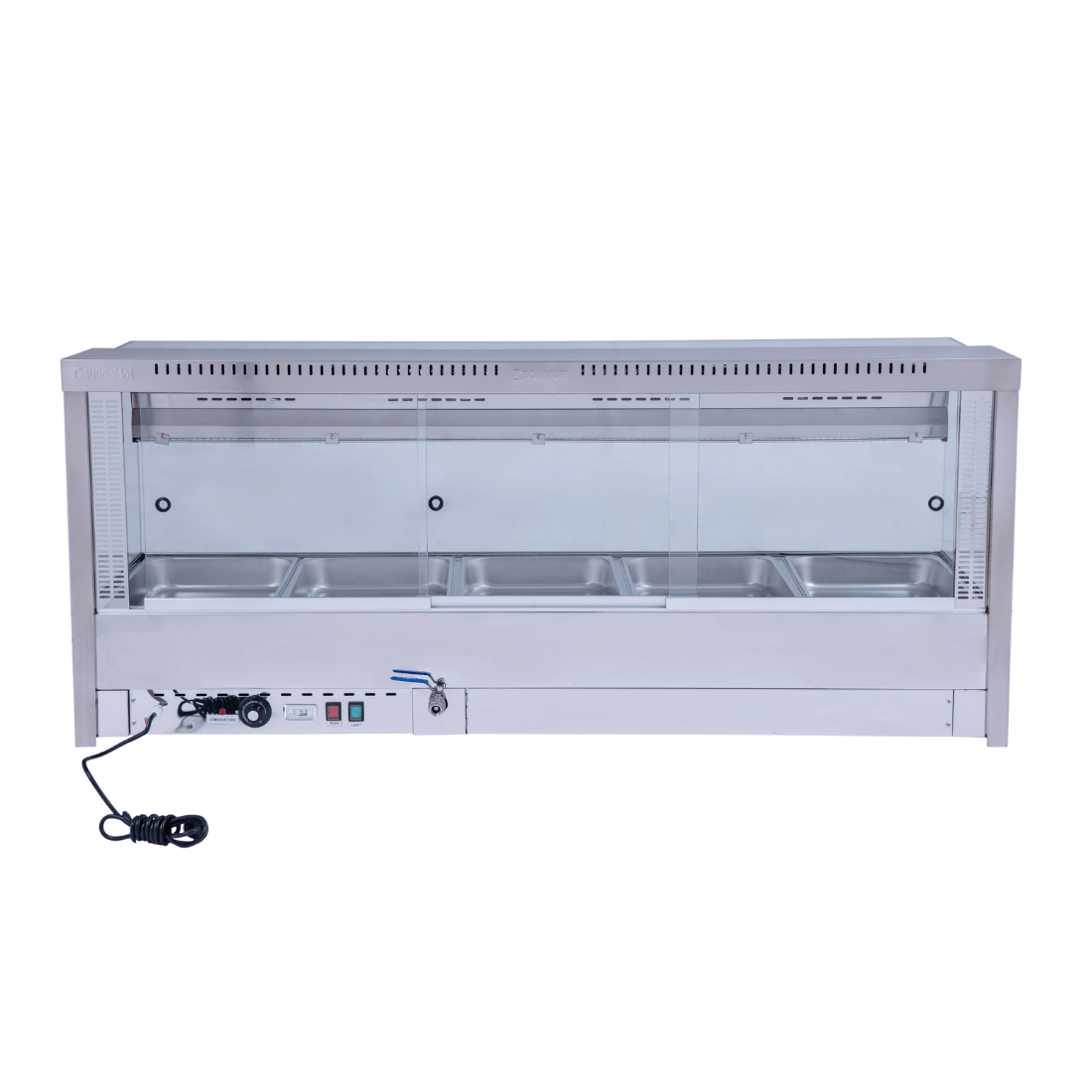 Bonvue Square Countertop Wet and Dry Bain Marie - BM17SC