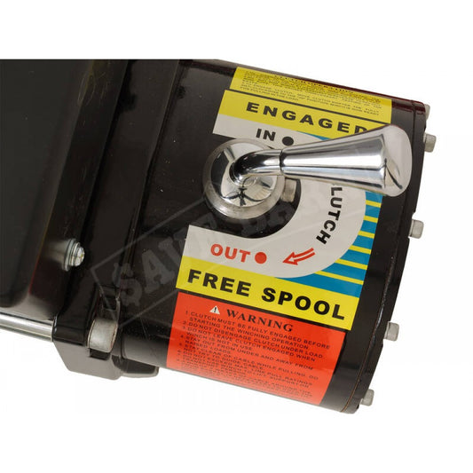 5000lbs Winch 12V + 4-Way Roller Fairlead | 2200kg Recovery / Boat Winches 1.2HP