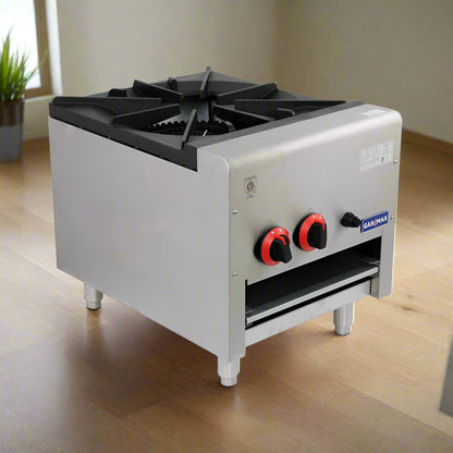 Dual Ring Burner Single Hob Cooktop Stove - Natural Gas & ULPG - GASMAX