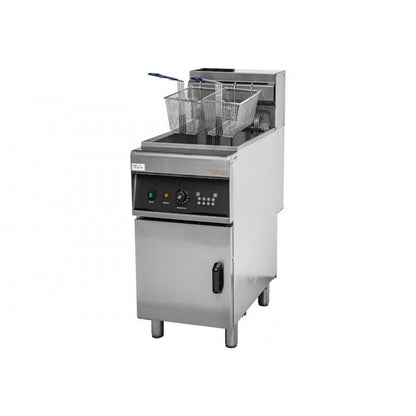 28L Commercial Single Vat Deep Fryer with 2 Fry Baskets - 415V / 18kW