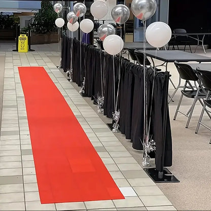Luxe Polyester Red Carpet Runner for Weddings and Event
