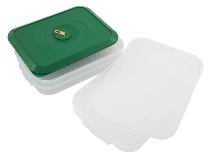 240 Dumpling Fridge & Freezer Storage Box - 4 Layer - Non-Stick & Fresh Seal