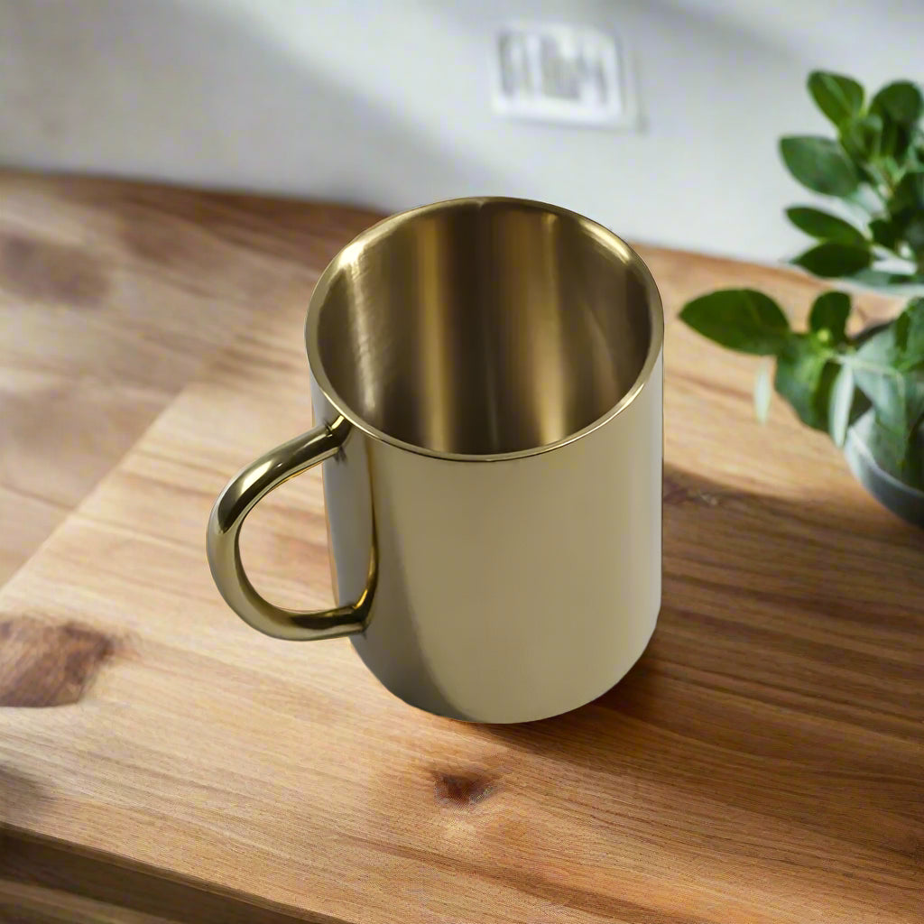 Stainless Steel Copper Plated Water Mug