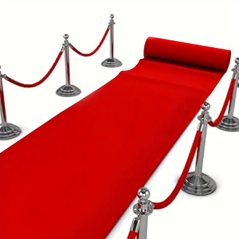 Luxurious Red Wedding Aisle Runner - 62.99"