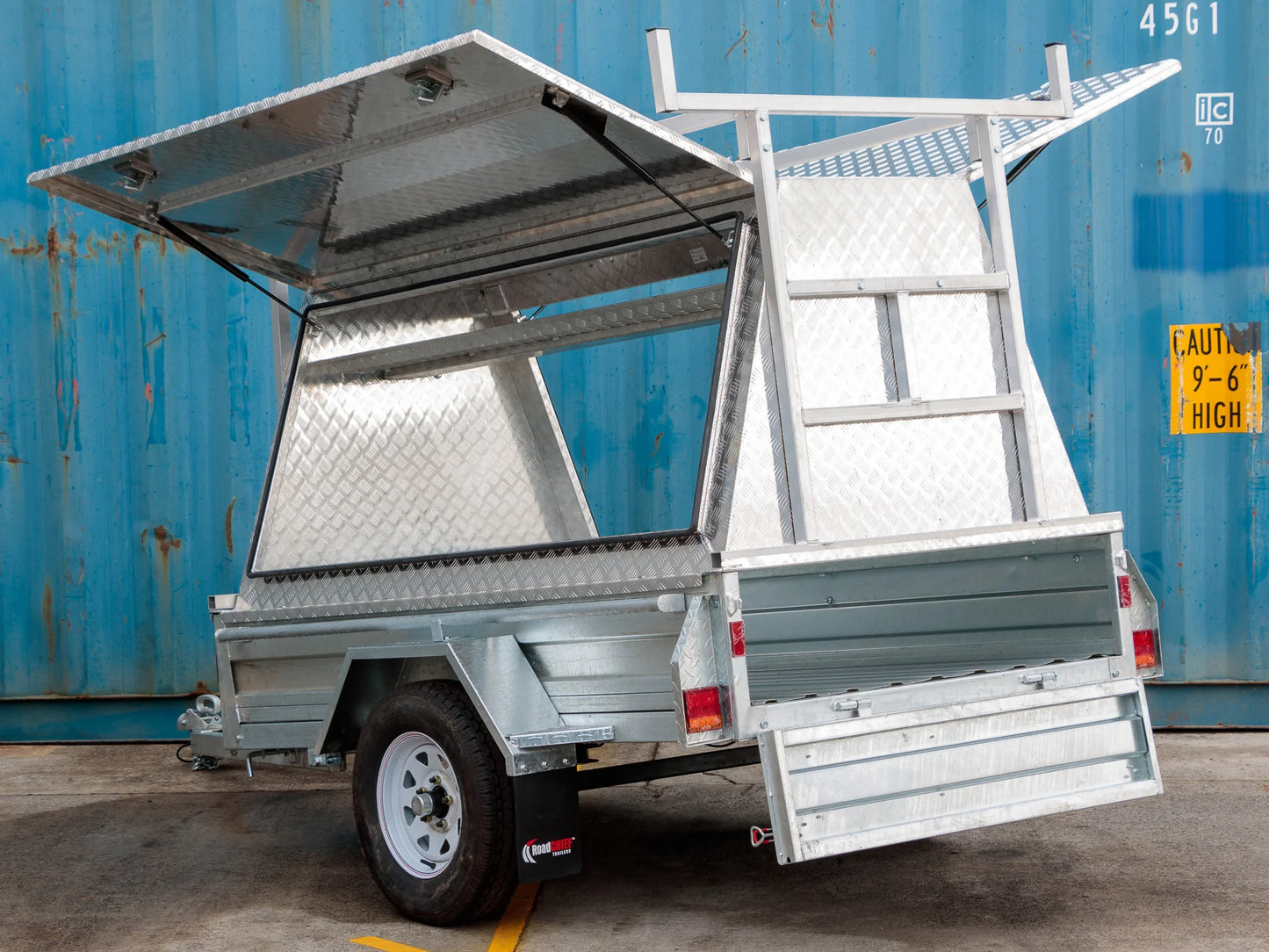 RoadCHIEF Trailer 8x5 Single Axle with Tradie Top/Canopy