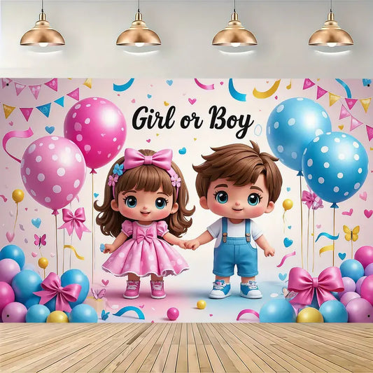 Party Backdrop Gender Reveal